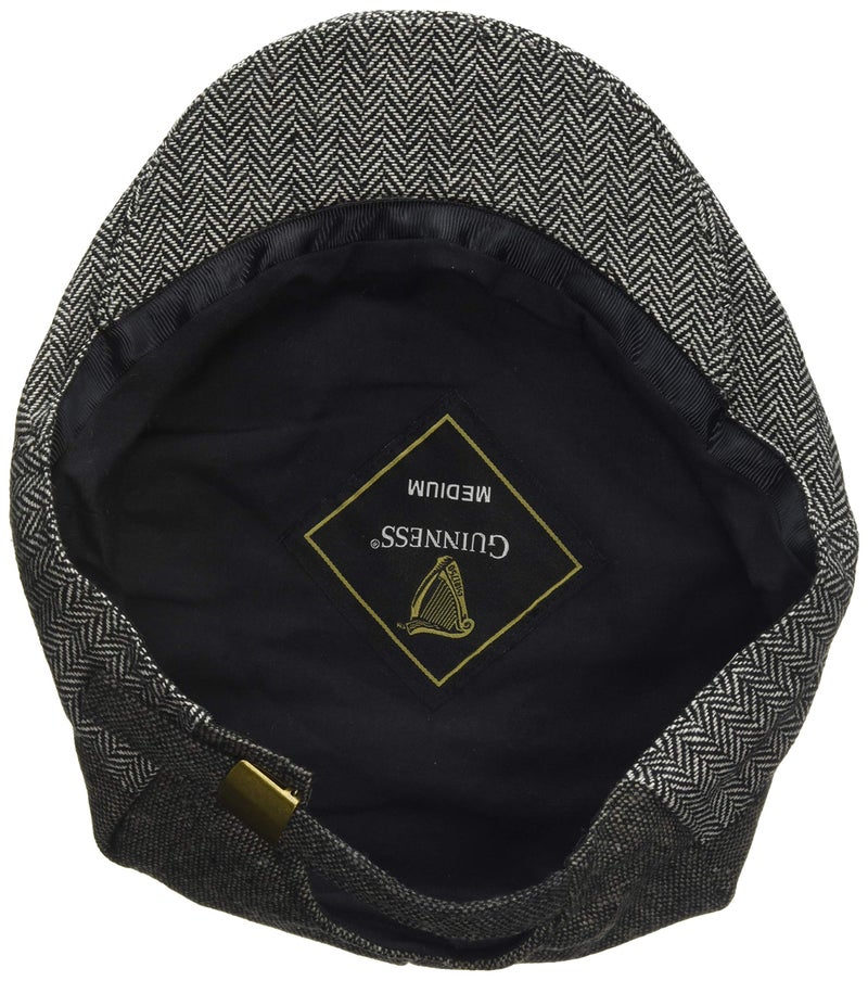 Guinness Men's Gry Tweed Flat Cap, Grey (Grey Grey), Large/x - Image 2